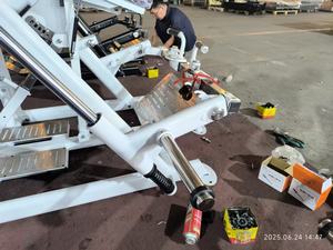 Équipement de fitness pour salle de sport, double fonction 2 en 1, rameur vertical à charge de plaques et <span class=keywords><strong>barre</strong></span> en T horizontale, <span class=keywords><strong>machine</strong></span> à ramer <span class=keywords><strong>Smith</strong></span> Rotate - Product Image 6