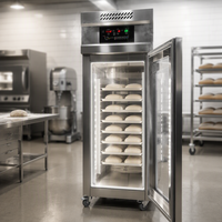 Armoire de fermentation réfrigérée en acier inoxydable pour boulangerie commerciale, machine à faire levage du pain