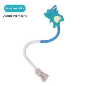 Nuevo juguete interactivo para masticar perros y gatos al por mayor, cuerda para morder de felpa de algodón ecológica con hierba gatera - Product Image 6