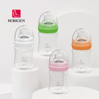Ensemble de biberons de lait pour bébé Tritan haute dureté col large sans BPA de qualité alimentaire avec des matériaux en verre de silicone PP pour l'alimentation de bébé