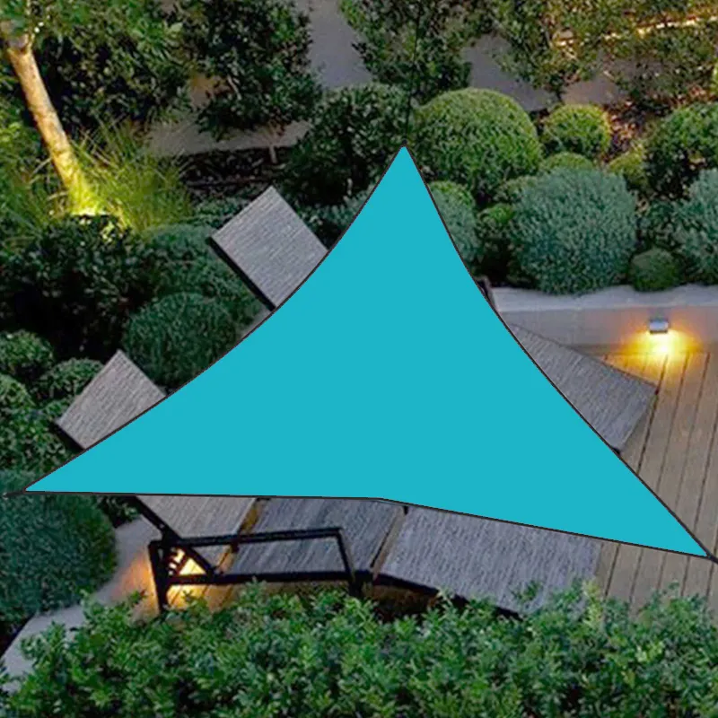 Rede de cobertura triangular para garagem solar, fornecedor da China, proteção anti-UV em HDPE personalizada para jardim ao ar livre