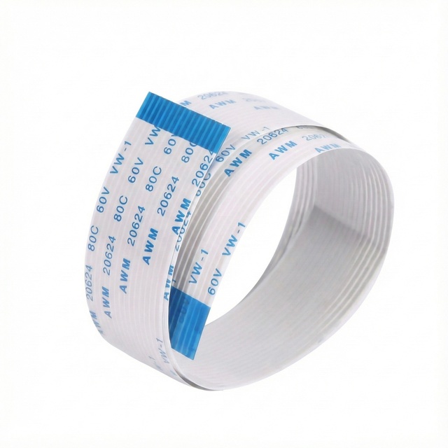 0.5mm Pitch FFC Flexible Flat Cable Type a Same Side AWM 20624 80C 60V VW-1 Ribbon Wire