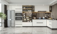 Armoire de rangement moderne en bois massif, sur mesure pour toute la maison, installation facile, nettoyage rapide, cuisine, salle de bain