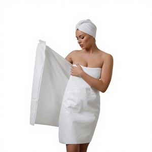 Lot de serviettes de bain jetables en cellulose 100 % écologiques MYT-EX, non tissées, 40*80cm, hygiéniques, durables, gain de temps pour le lavage, usage unique - Product Image 1