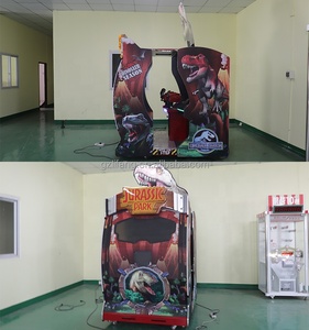 Lifang Rainny 2 Người Chơi Jurassic Arcade Kit Simulator Coin Hoạt Động Jurassic Công Viên Khủng Long Arcade Gun Trò Chơi Bắn Súng Máy - Product Image 3
