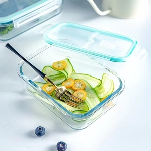 Recipientes de Vidrio Herméticos <span class=keywords><strong>para</strong></span> Preparación de Comidas, Aptos <span class=keywords><strong>para</strong></span> Microondas, Libres de BPA, con Tapa, <span class=keywords><strong>para</strong></span> Almacenamiento de Alimentos, Lonchera - Product Image 6