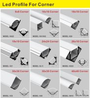 Profilé en aluminium pour bande LED KN38, luminaire linéaire suspendu double face, éclairage haut et bas, 5090, dissipation thermique par extrusion de canal