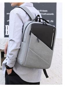 กระเป๋าเป้สะพายหลังกันน้ำขนาด 15.6 นิ้ว ทำจากผ้า Oxford พร้อมช่อง USB สำหรับใส่แล็ปท็อป เหมาะสำหรับทุกเพศ ใช้ได้ทั้งไปโรงเรียน พกพาสะดวก ทนทาน เหมาะสำหรับการเดินทางเพื่อธุรกิจ - Product Image 6