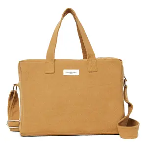 OEM 100% algodão natural Weekender Duffle lagage viagem saco bagagem fim de semana perfeito saco, bagagem e viagens sacos