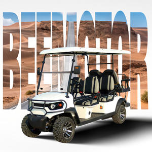 बेमोक्टर मिनी लक्जरी पुरानी इलेक्ट्रिक क्लासिक गोल्फ कार्ट 4 यात्री 6 सीट नई स्टील - Product Image 1