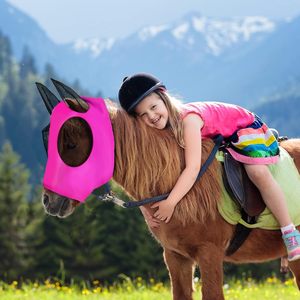 Máscaras Antimoscas para Caballos Frienda con Orejas, Protección UV, Elásticas y Transpirables para Caballos Adultos, 4 Piezas - Product Image 3