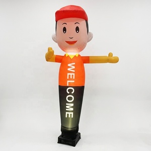 Danseur gonflable publicitaire 3m 3,6m avec logo personnalisé, en tissu Oxford imperméable, deux jambes, et souffleur 750W - Product Image 1