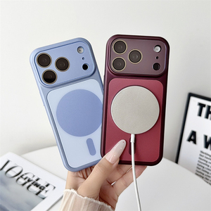 เคสโทรศัพท์แข็งแบบน้ำสีหรูหรา พร้อมฟิล์มเลนส์ในตัว สำหรับ iPhone 18 ProMax 13 14 15 16 17 ฝาหลังแม่เหล็ก - Product Image 2
