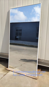 <span class=keywords><strong>Specchio</strong></span> rettangolare nero con struttura in metallo pende rettangolari orizzontali o verticali specchi da parete per soggiorno camera da letto - Product Image 3