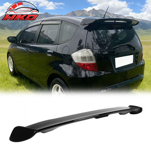 สปอยเลอร์หลังคาทรง Mugen สีดำเงา สำหรับ Honda Fit ปี 2009-2013 - Product Image 1