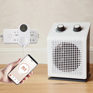 Wifi kỹ thuật số nhiệt Outlet cắm 16A Outlet tuya app điều khiển bằng giọng nói ổ cắm điều khiển nhiệt độ 5 + 1 + 1 sáu giai đoạn & sưởi ấm - Product Image 5