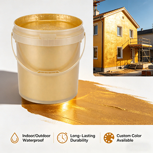 Pintura Líquida Acrílica Súper Brillante con Lámina Dorada y Polvo de Oro de 24K para Aplicación con Aerosol - Product Image 3
