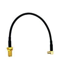Conjunto de Cable Coaxial RG174, Conector SMA Hembra de Panel a Conector MCX Macho RF para Extensión de Antena