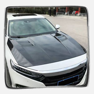 Capot ventilé en fibre de carbone de type H1 pour Honda Accord 10e génération CV2 (2017-2022), fixation par boulons - Product Image 1