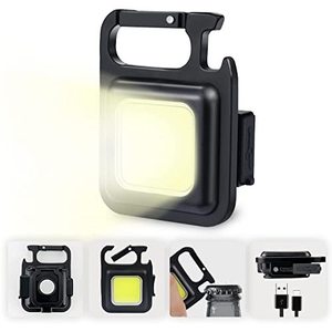 <b>mini</b> linterna recargable <b>con</b> mosquetn, porttil y ligera, ideal para camping, senderismo y actividades al <b>aire</b> libre. - Product Image 1