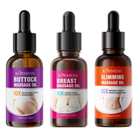 KORMESIC Huile Essentielle Bio 30ml pour Massage Amincissant et Raffermissant des Seins et des Hanches, Huile Corporelle Volumisante et Liftante, Marque Privée, Vente en Gros