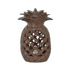 Landhausstil Gusseisen Ananas Outdoor Teelichthalter Laterne Ananas-Sturmlaterne - Product Image 1