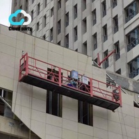 Plateforme suspendue Cloud-party en aluminium pour la construction de façades et de murs extérieurs