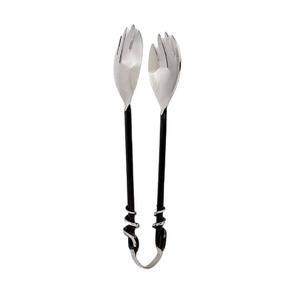 metal salad <b>tongs</b> stainless steel food <b>tongs</b> Spiral Knot Handle crutch field traction Salad <b>Serving</b> <b>Tong</b> - Product Image 1