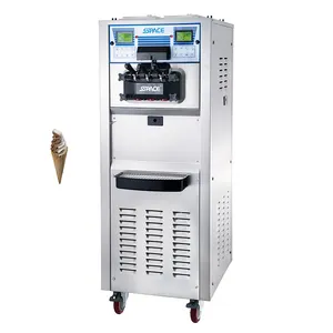 SPACE dual systems big capacity soft serve ice cream machine 6250A(air pump) with agitator