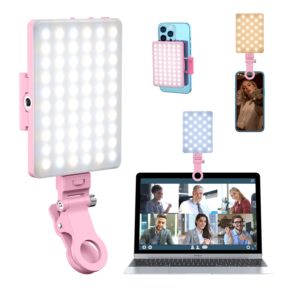 Selfie Light, 84 LED Ring Light With Adjusted 3 Light Modes, Rechargeable Phone Light Clip, For - View #6
