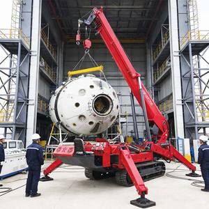 Grúa Araña de Servicio Pesado de 16 Toneladas con Pluma Telescópica, Grúa Compacta sobre Orugas para Trabajos de Construcción e Instalación - Product Image 1