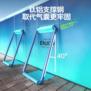 Piscina Inflable con Soporte de Malla, Marco de Acero y Aluminio de Titanio, para Uso Familiar en Exteriores, Plegable y Reforzada - Product Image 1