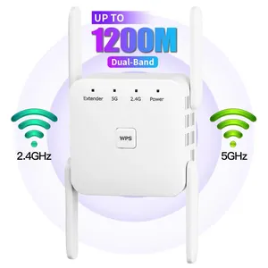 EDUP Hot Sale EP-AC2933S Wifi 5 1200Mbps Wireless 5ghz WiFi Repeater Amplifier Wifi Range Extender Repetidor