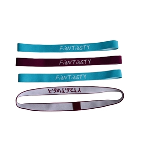 महिला पुरुषों के लिए फिनी स्पोर्ट्स हेडबैंड लोचदार बाल बैंड लोचदार बाल बैंड - Product Image 6