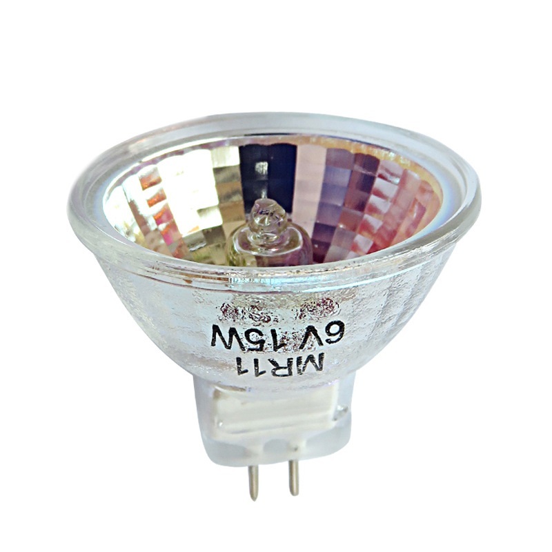 Ampoule BA20D 6V 30W DN-60827 – Pour Microscope, Filament C-6, Longueur 63.5 Mm