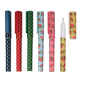 full barrel with heat transfer color printing wrap souvenir custom pattern printed pen