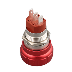 Взрывозащищенный кнопочный переключатель аварийной остановки HBAN из алюминиевого сплава 19 мм с лазерным гравировкой, знак остановки CE IP67 10A 250V - Product Image 2