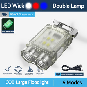 Mini <b>Rechargeable</b> <b>Work</b> <b>Light</b> <b>LED</b> Keychain USB Charging Emergency Camping Flashlight - Product Image 5