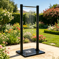 Douche solaire autonome CYEN 2026 40L grande capacité, économe en énergie, chauffée pour piscine et jardin