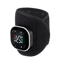 Ceinture de massage sans fil télécommandée, 24 perles LED à lumière rouge, 5 réglages de chaleur, 3 modes de vibration, sangle de soutien pour le poignet, 2000 mAh