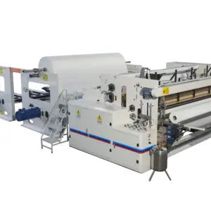 Full Automatic Toilet Paper Making Machinery Efficient Paper Product Manufacturing Equipment