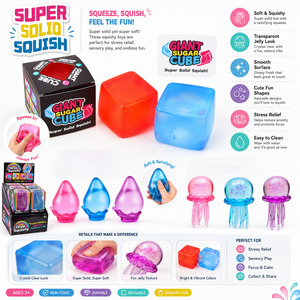 Jouet sensoriel anti-stress en forme de pieuvre en gelée, jouet à main pour enfants, animal marin, vente en gros OEM/ODM - Product Image 4