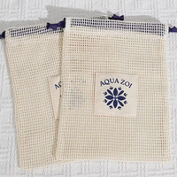 Sac en coton bohème de haute qualité avec cordon de serrage, écologique, réutilisable, lavable, respirant, durable, pour cosmétiques et cadeaux
