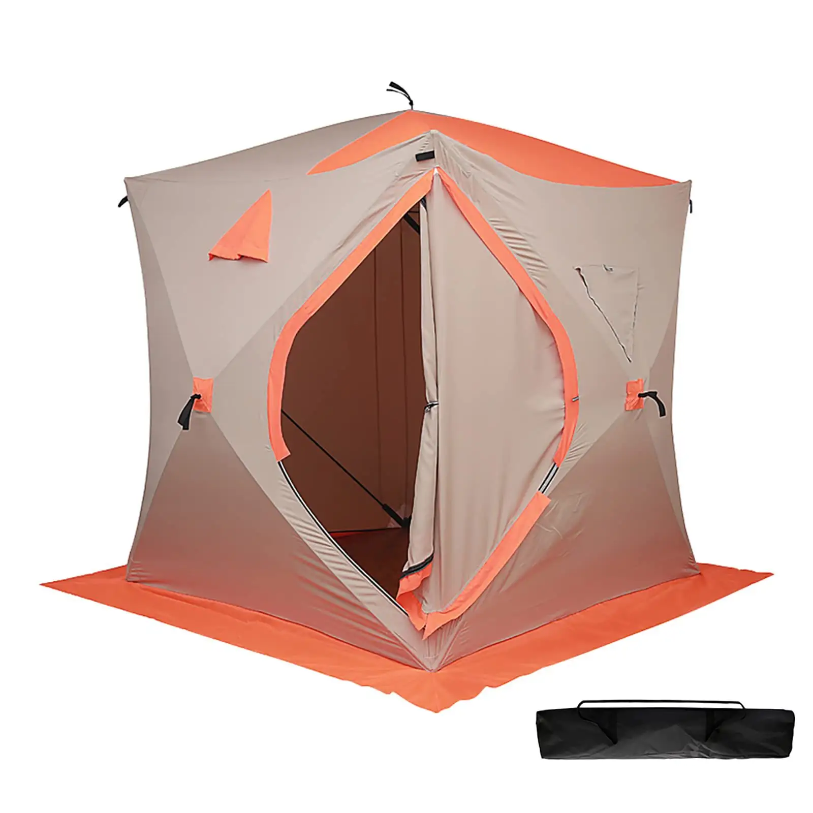 Aangepaste Pop-Up Groothandel Camping 4 Persoons Tenten Grote Ijsvissen Blinde Winter Karper Kubus Winter Tent