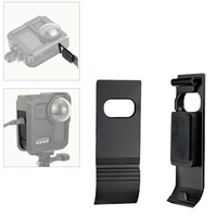 ECHAIN - Cubierta Lateral Deslizante para Batería Gopro-MAX, a Prueba de Polvo, Tapa Protectora Extraíble para Cámara, Puerto de Carga