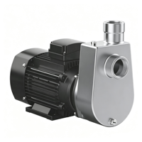 Pompe centrifuge auto-amorçante en acier inoxydable 304 anticorrosion pour le transfert de liquides dans l'industrie chimique légère