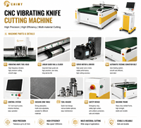 Cutter à lame vibrante CNC industriel haute précision pour matériaux non métalliques flexibles