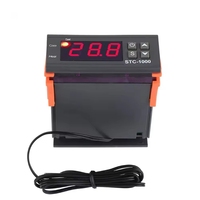 Contrôleur de température numérique STC-1000 110-220V, thermostat micro-ordinateur avec câble de 1 m