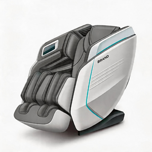 Sillón Reclinable Profesional Plateado Panaseima SL Track de Lujo con Masaje Shiatsu 2D 3D de Cuerpo Completo y Gravedad Cero para Pies - Product Image 1