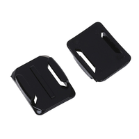 Base de montage adhésive incurvée avec ruban adhésif double face pour caméras d'action GoPro Insta360 DJI Osmo, kit de montage sur casque